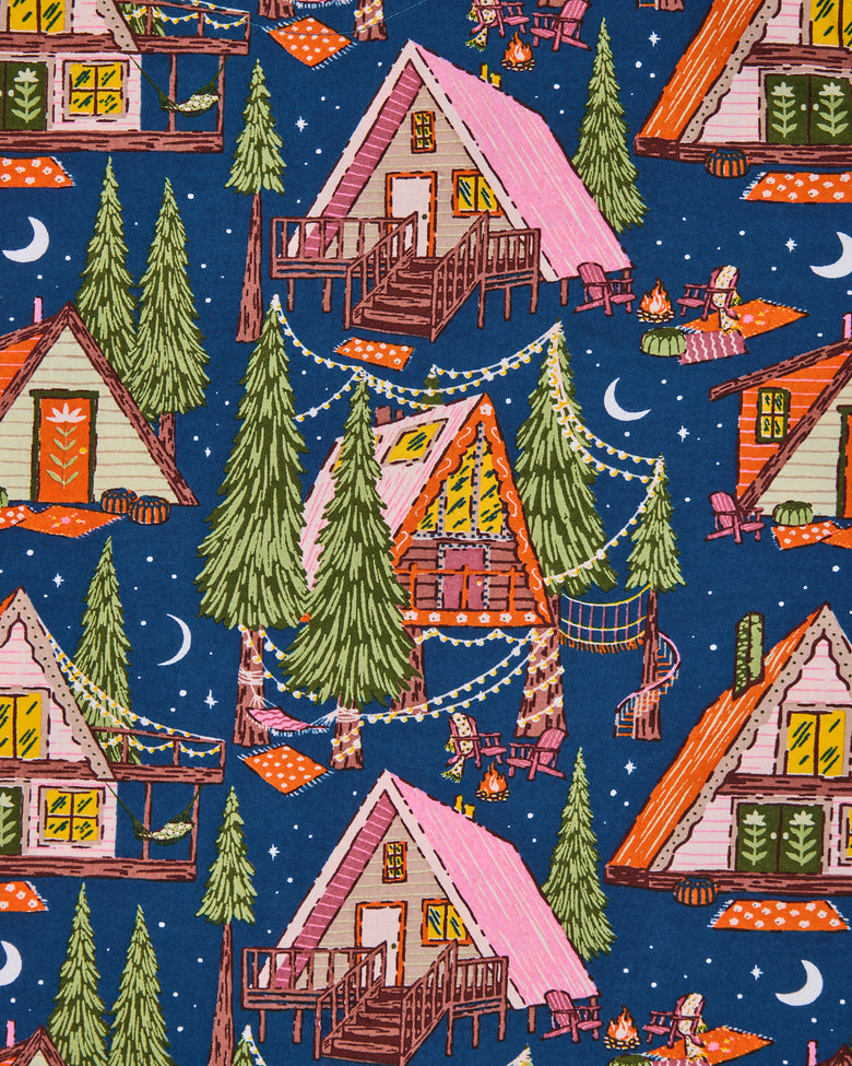 Bonfire Stories - Men's PJ Pants - Starlight Blue - Printfresh