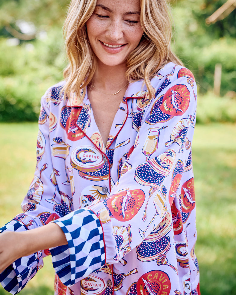 Champagne & Caviar - Eco Satin Rittenhouse Set - Lavender Spritz