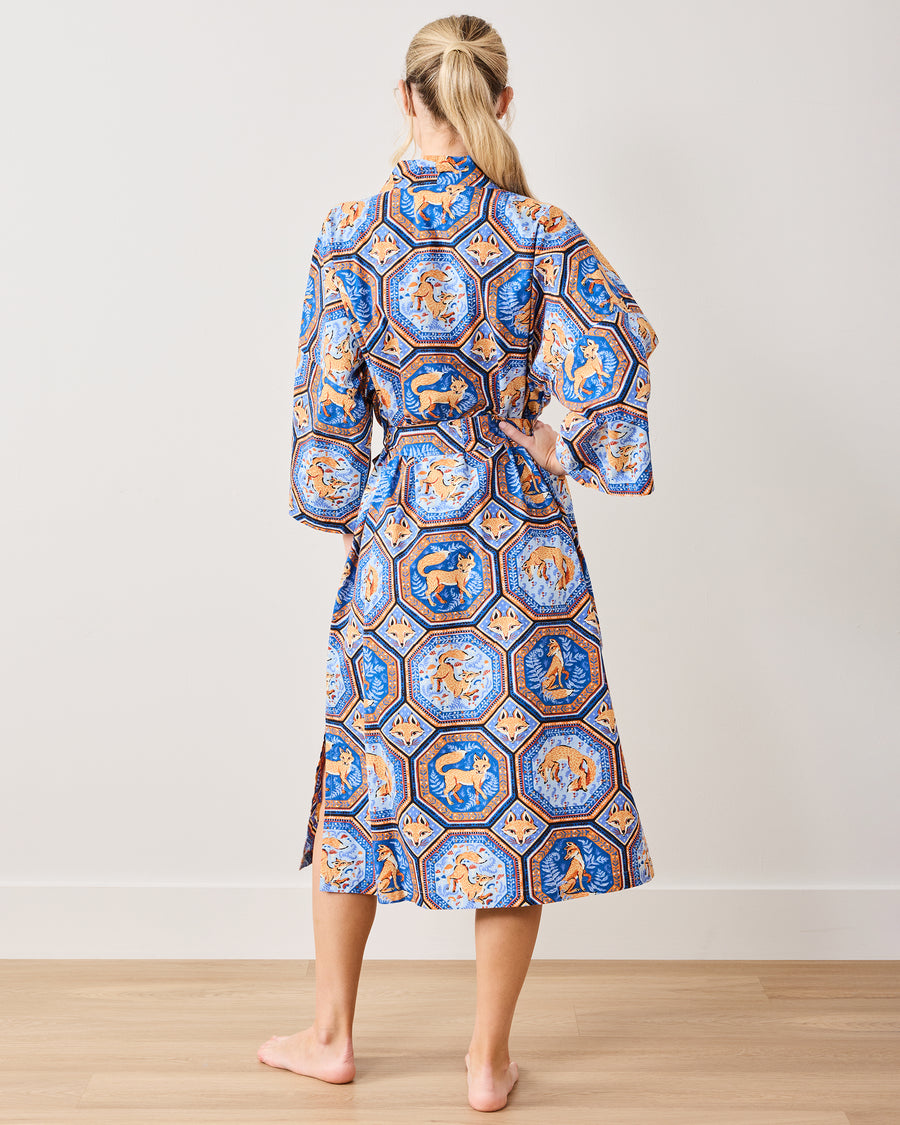 Fancy Fox - Robe - French Blue - Printfresh