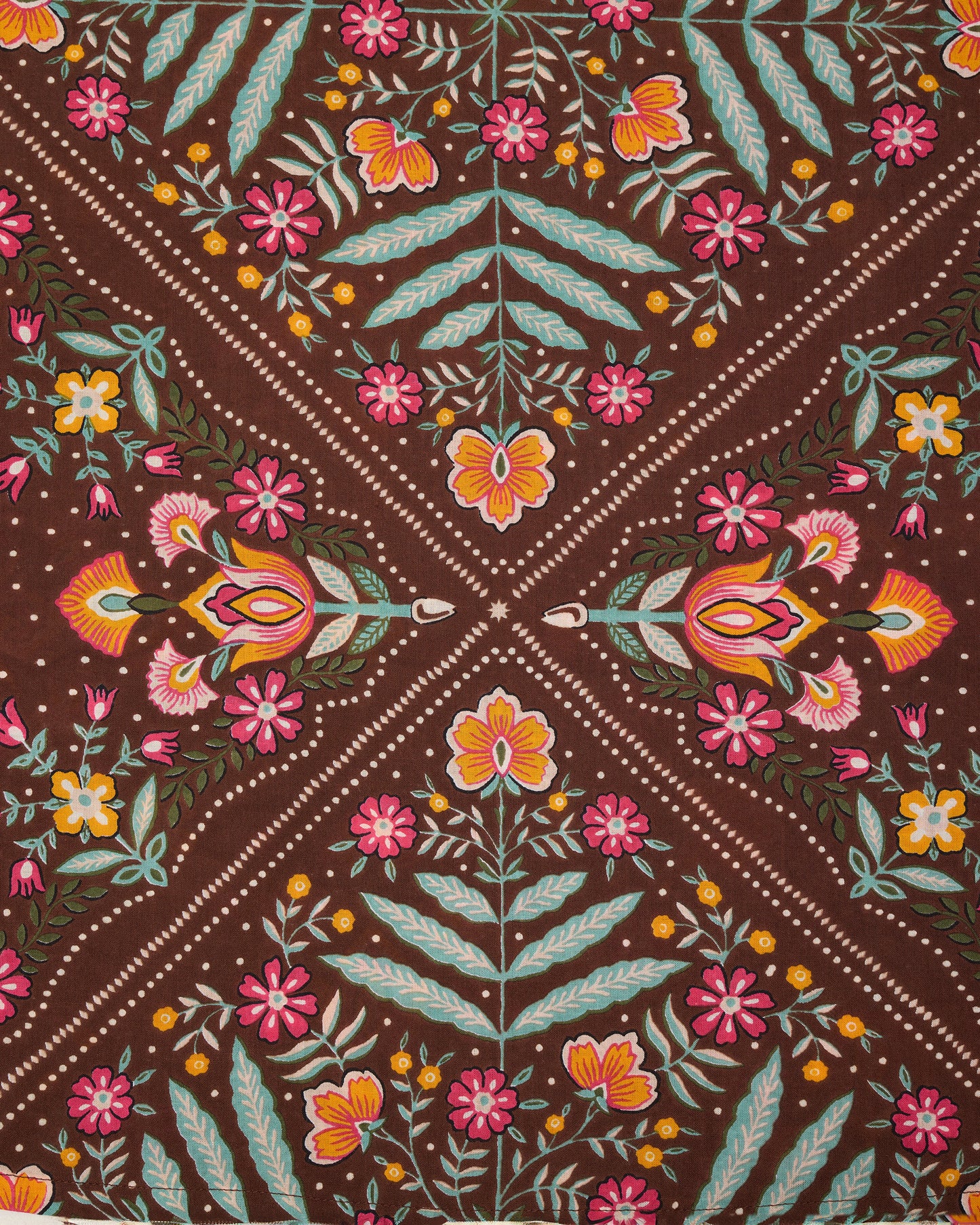 Floral Bandana - Lone Star Skirt - Tanned Copper - Printfresh