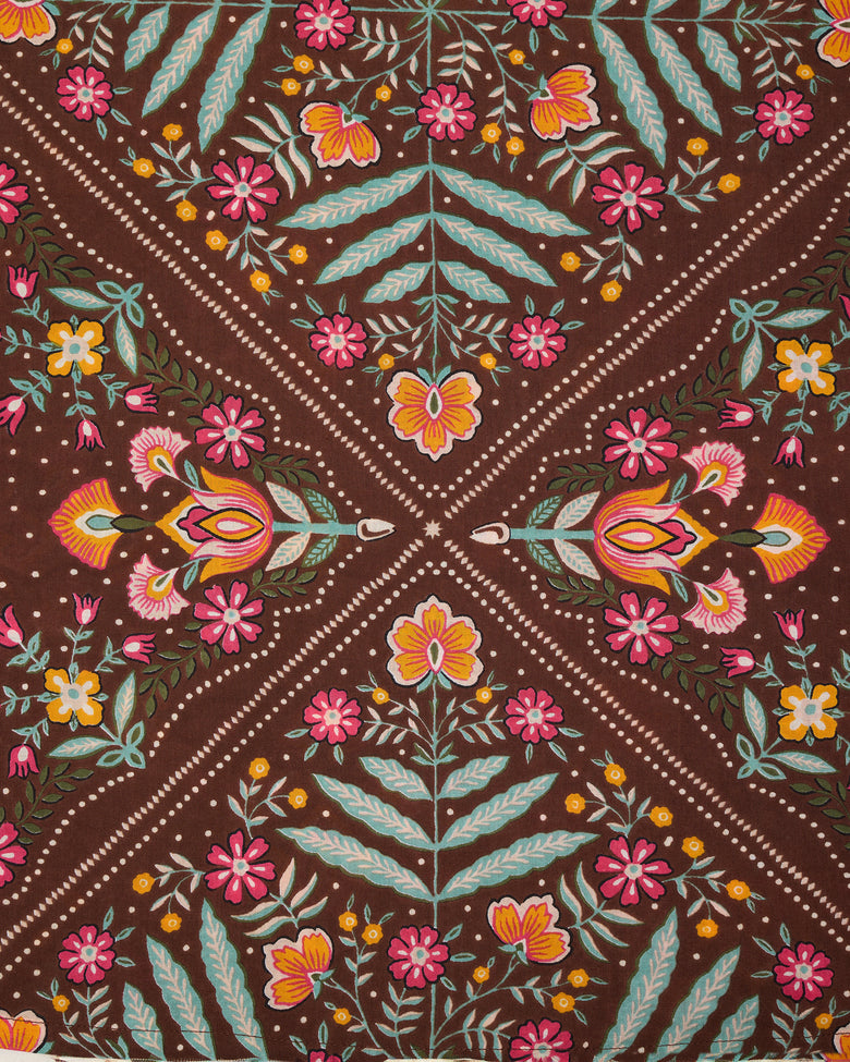 Floral Bandana - Lone Star Skirt - Tanned Copper - Printfresh