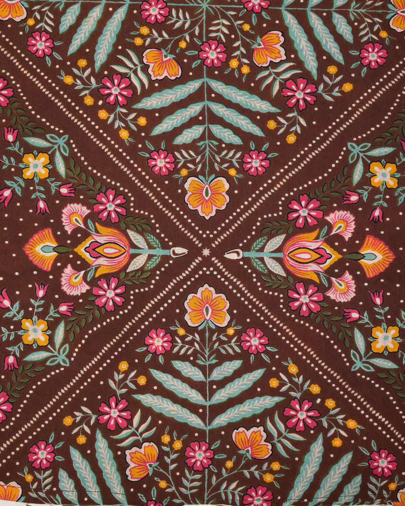 Floral Bandana - Lone Star Skirt - Tanned Copper - Printfresh