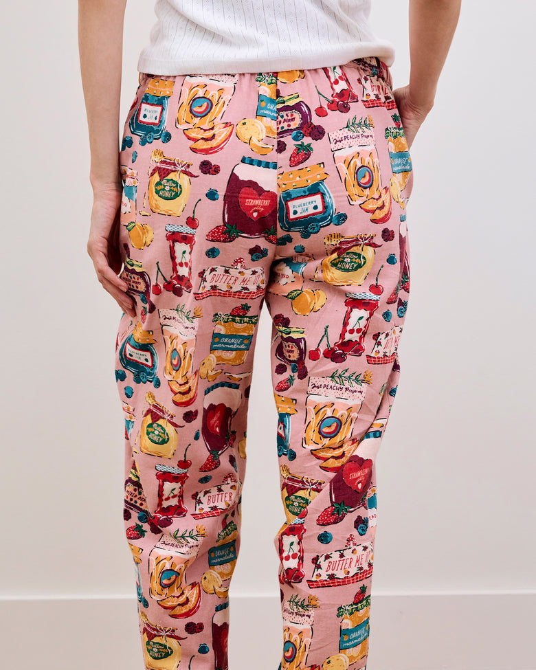 Sweet Jams - Lightweight Flannel PJ Pants - Berry Bliss - Printfresh