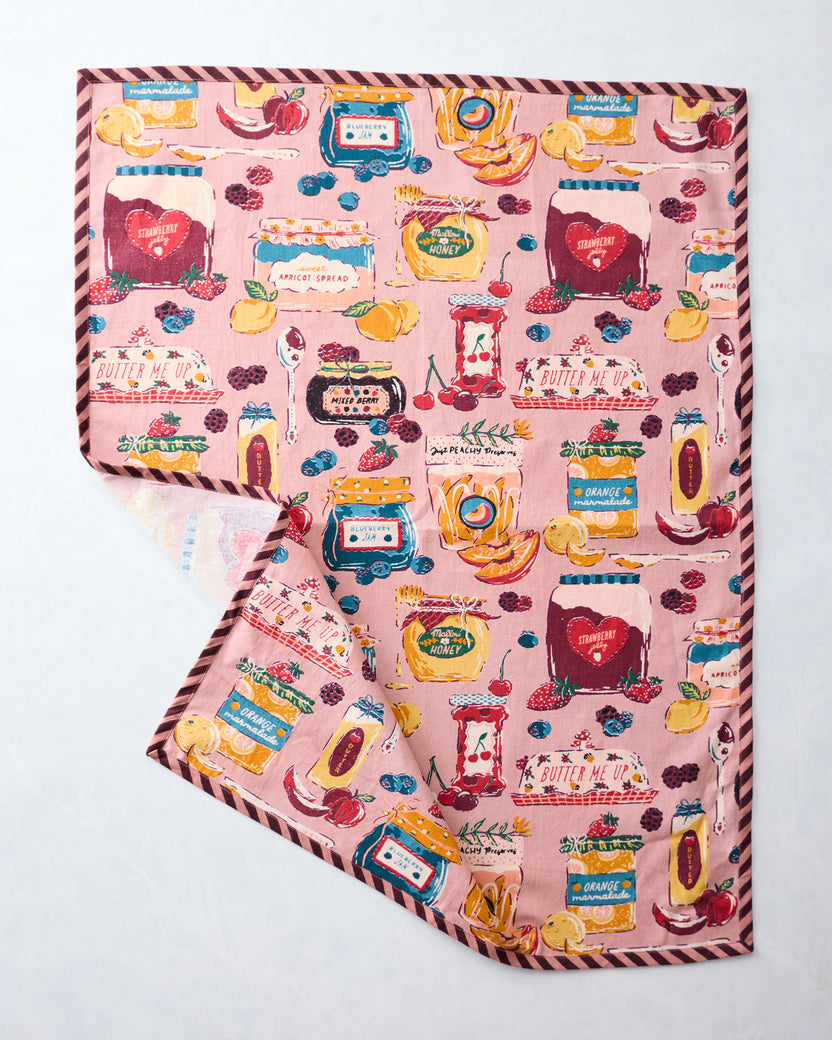 Sweet Jams - Tea Towels Set Of 2 - Berry Bliss - Printfresh