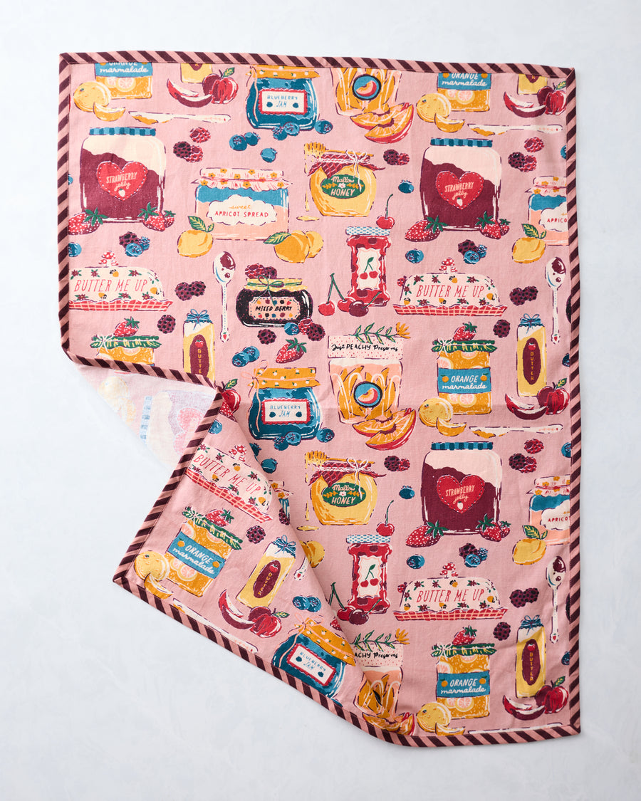 Sweet Jams - Tea Towels Set Of 2 - Berry Bliss - Printfresh