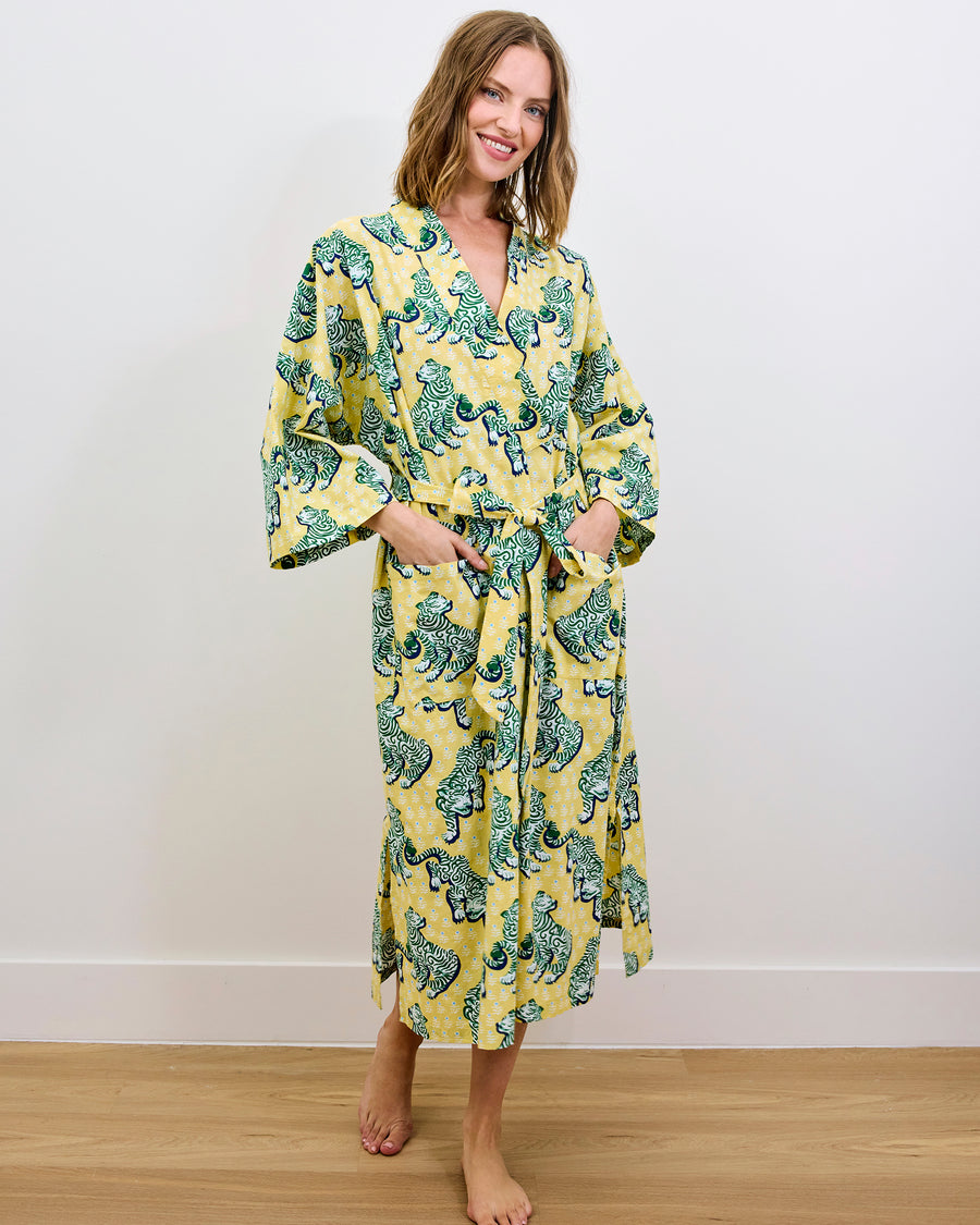 Tiger Queen - Robe - Citrine - Printfresh