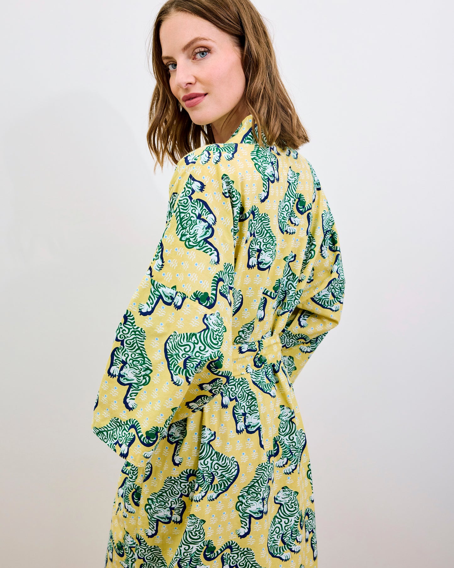 Tiger Queen - Robe - Citrine - Printfresh