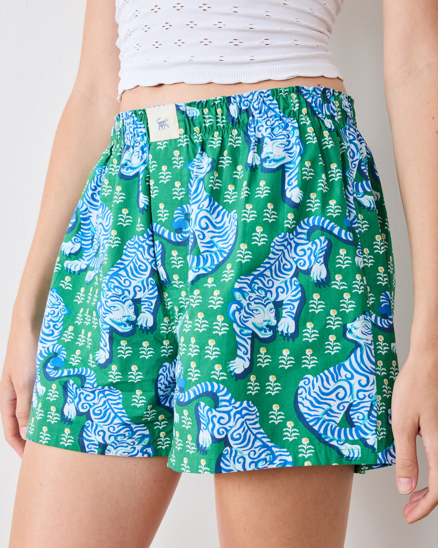 Tiger Queen - Boyfriend Boxer - Jade - Printfresh