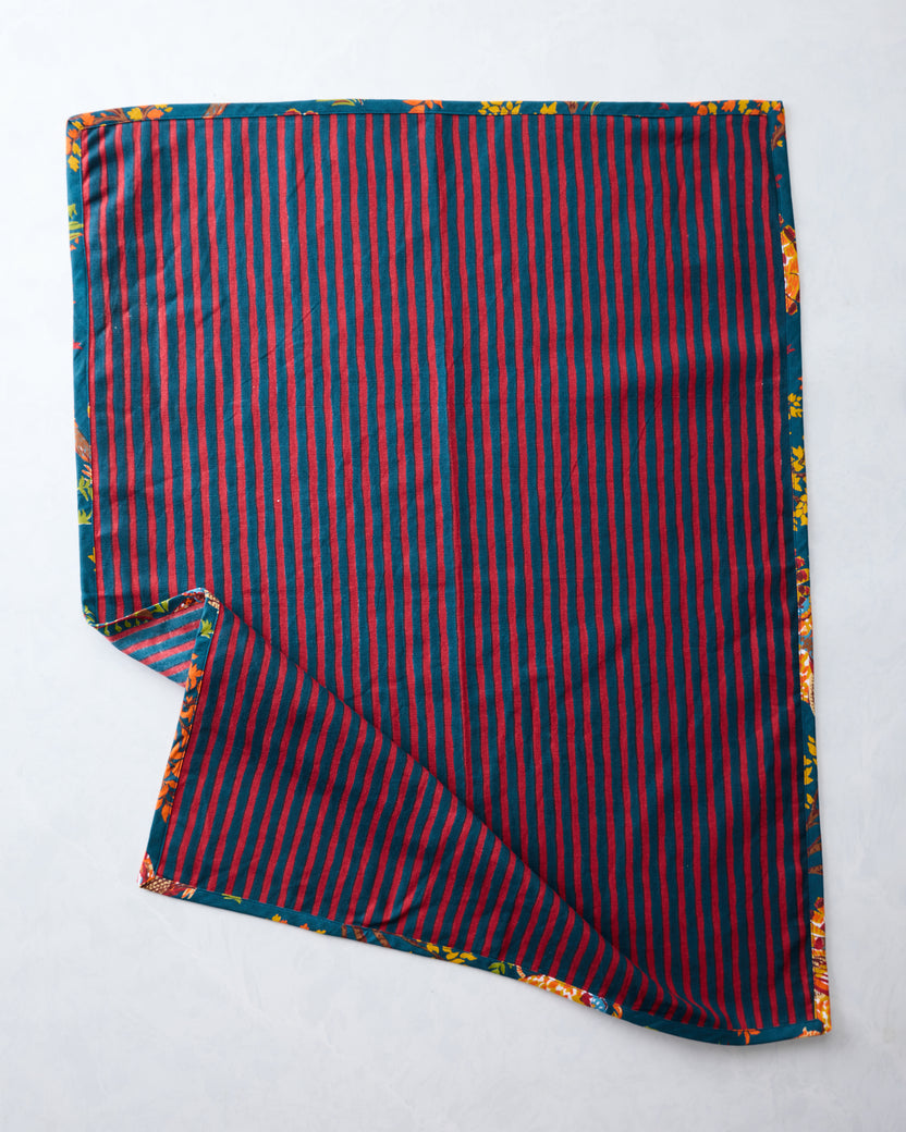 Turkey Trot - Tea Towels Set Of 2 - Midnight Navy