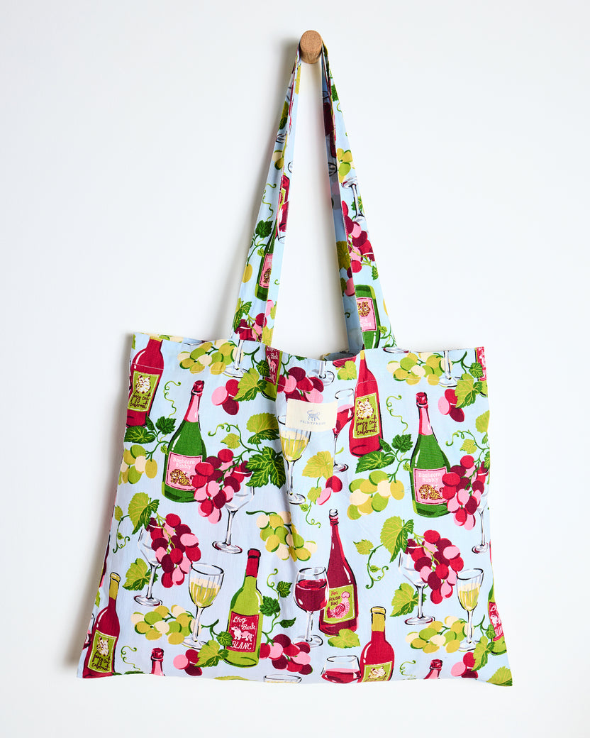 Wine Club - Go To Tote - Vineyard Sky - Printfresh