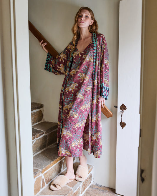 Bagheera - Eco Satin Chic to Sleep Nightie - Raisin