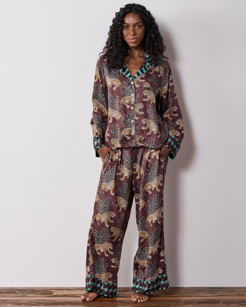 Bagheera - Tall Eco Satin Soho Set - Raisin