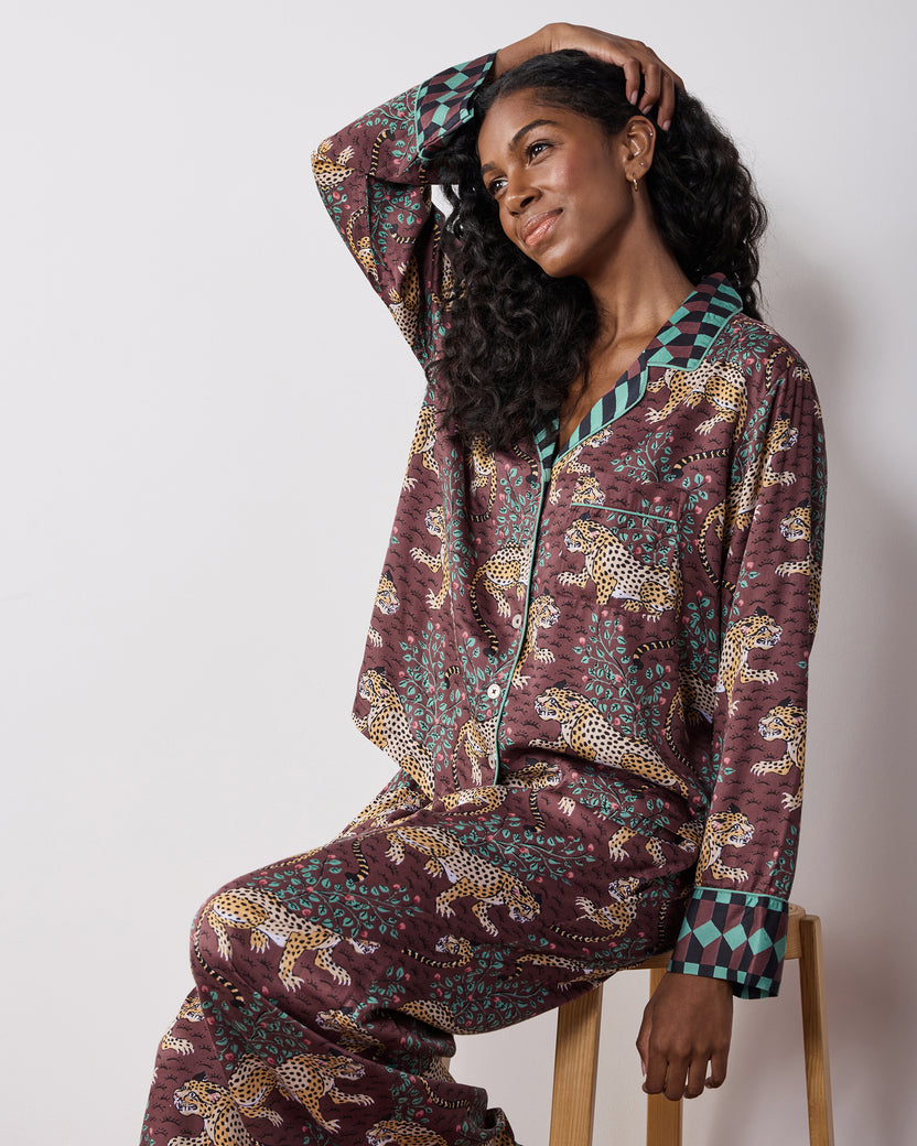 Bagheera - Petite Eco Satin Soho Set - Raisin