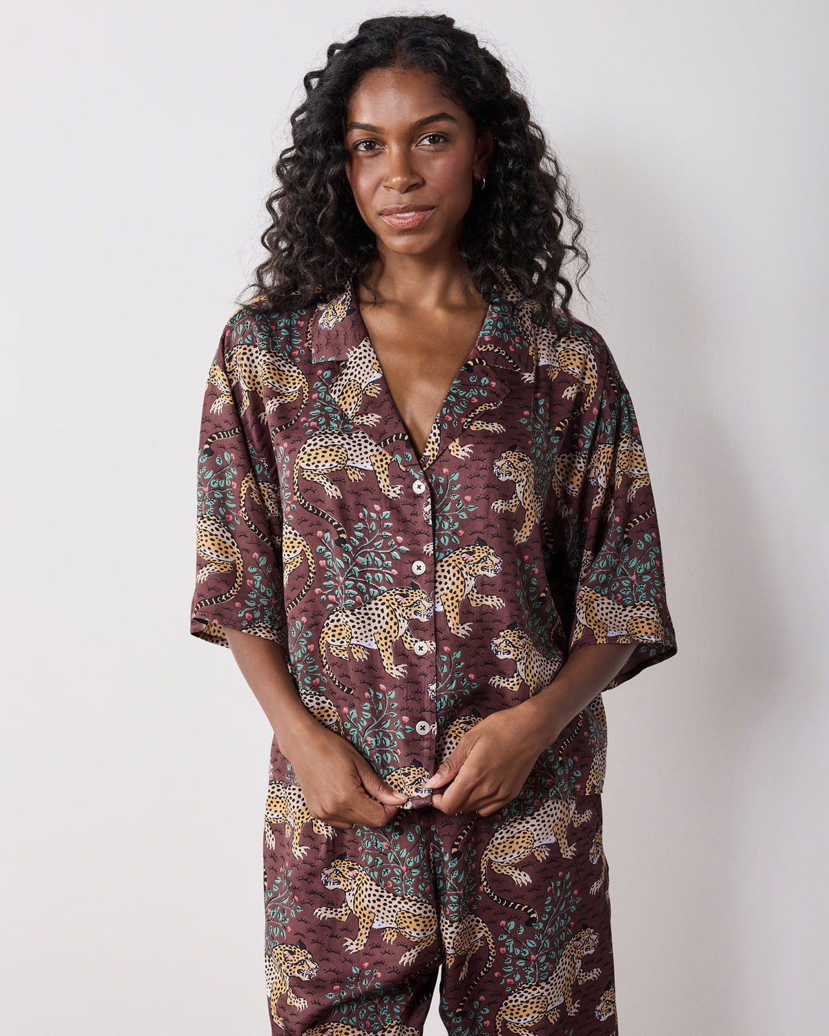 Bagheera - Eco Satin Wildest Dreams Set - Raisin