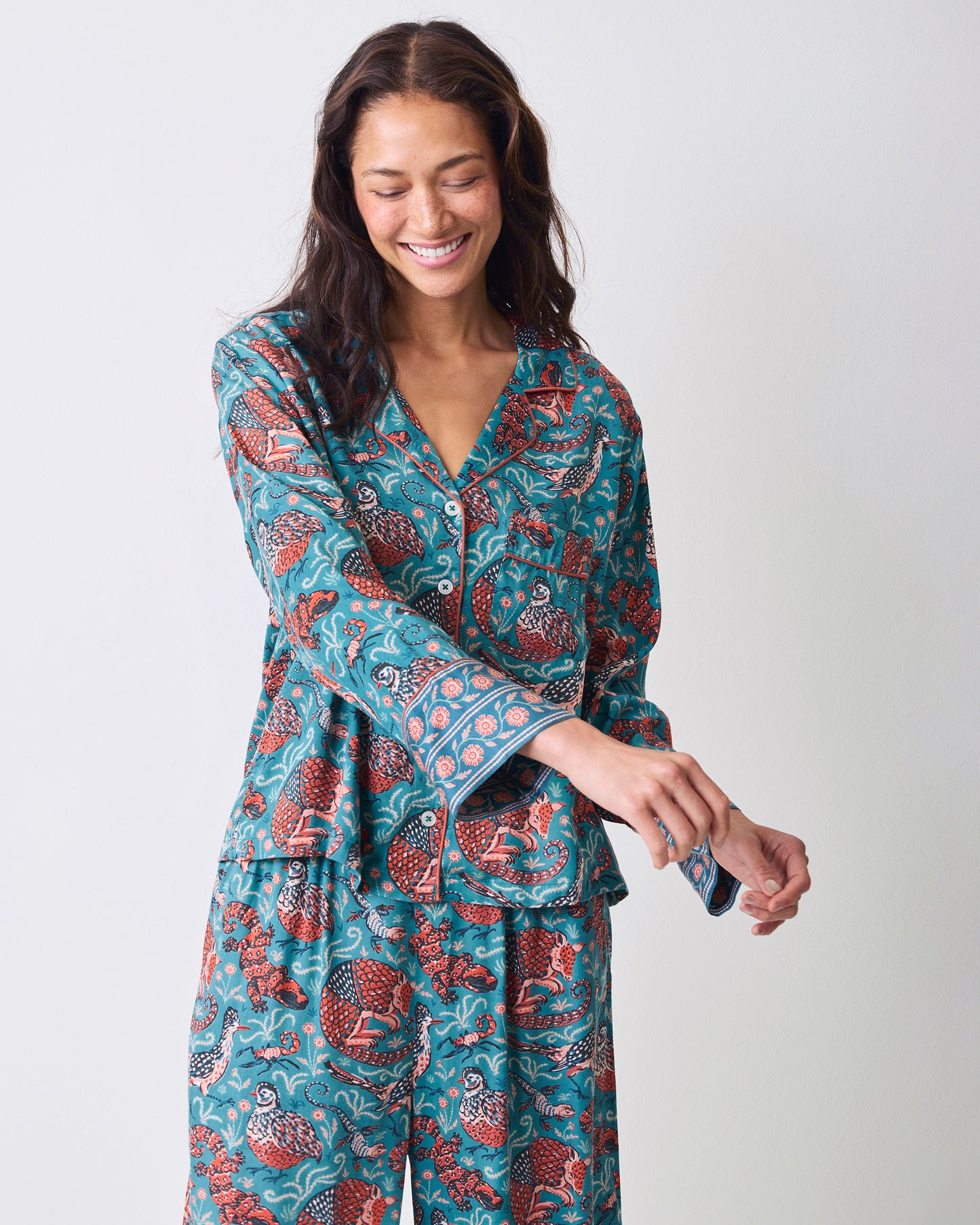 Canyon Critters - Eco Satin Soho Set - Teal