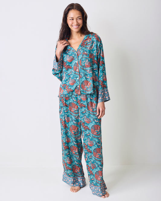 Canyon Critters - Tall Eco Satin Soho Set - Teal