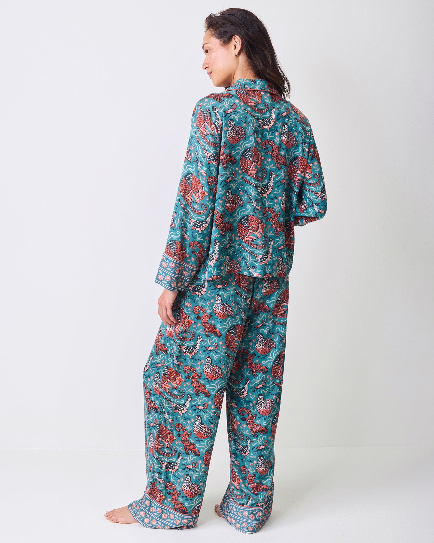 Canyon Critters - Eco Satin Soho Set - Teal