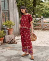 Canyon Wildflower - Delia Pants - Red Rock