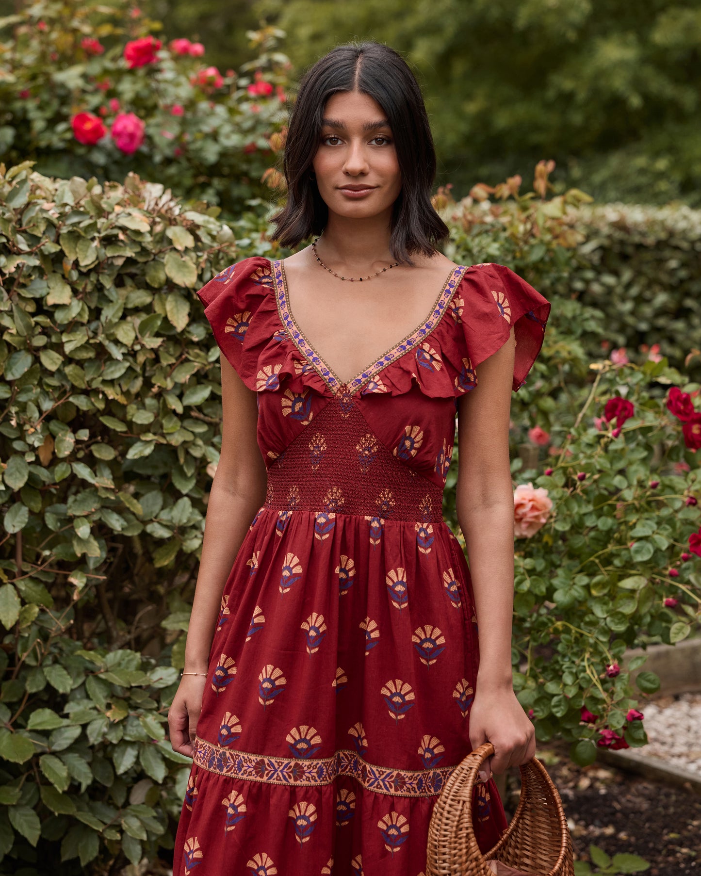 Canyon Wildflower - Cordelia Dress - Red Rock