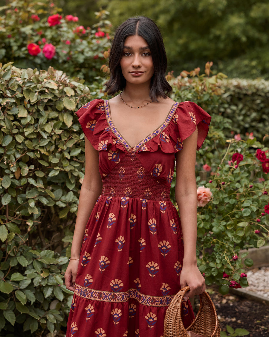 Canyon Wildflower - Cordelia Dress - Red Rock