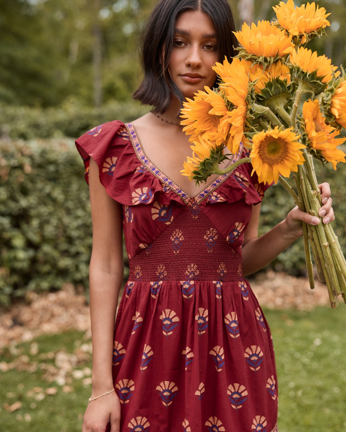 Canyon Wildflower - Cordelia Dress - Red Rock