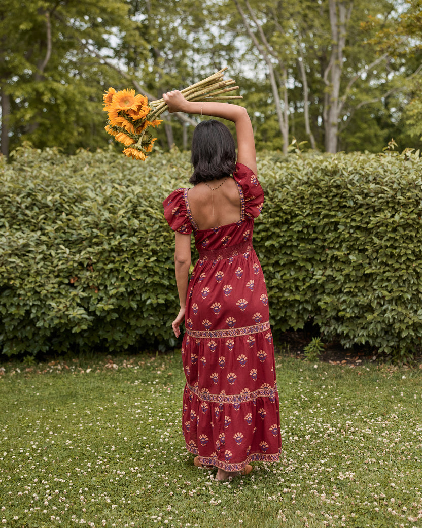 Canyon Wildflower - Cordelia Dress - Red Rock