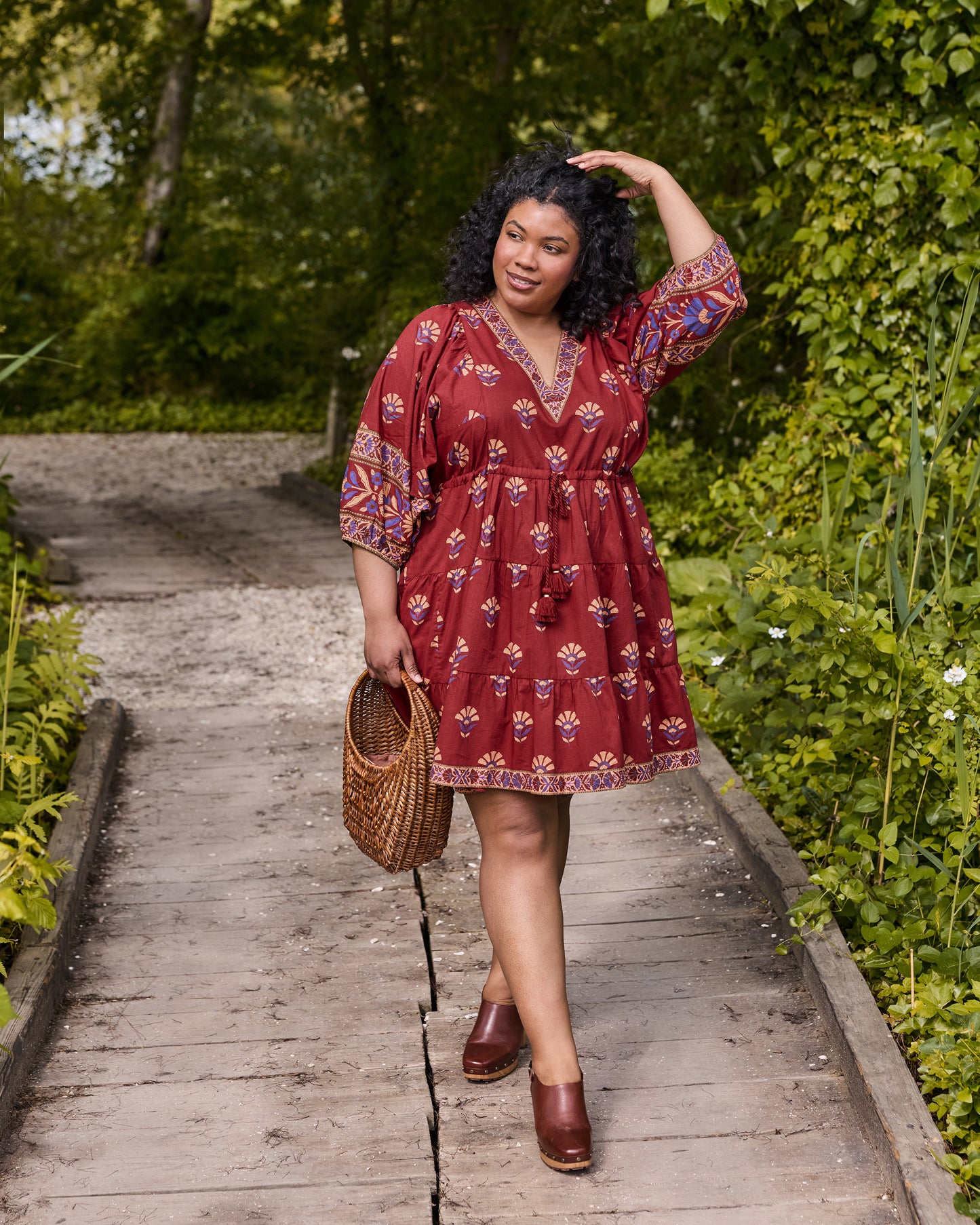 Canyon Wildflower - Gabby Dress - Red Rock