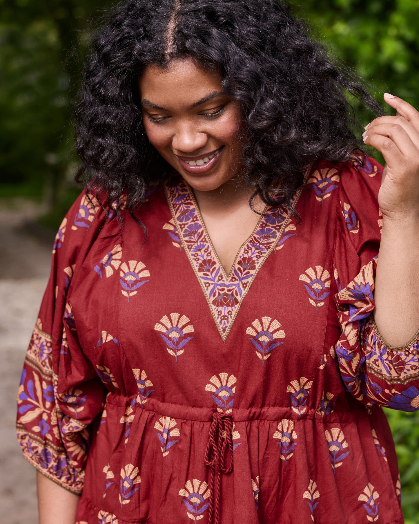 Canyon Wildflower - Gabby Dress - Red Rock