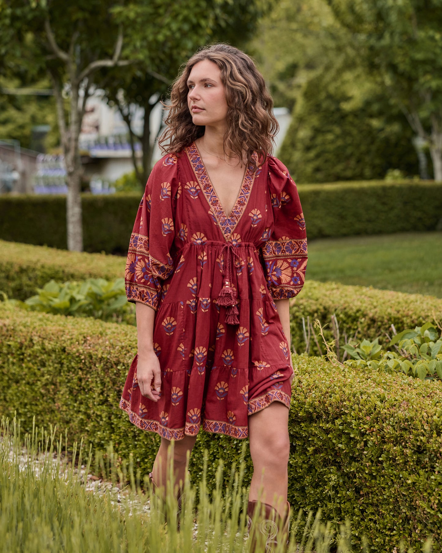 Canyon Wildflower - Gabby Dress - Red Rock