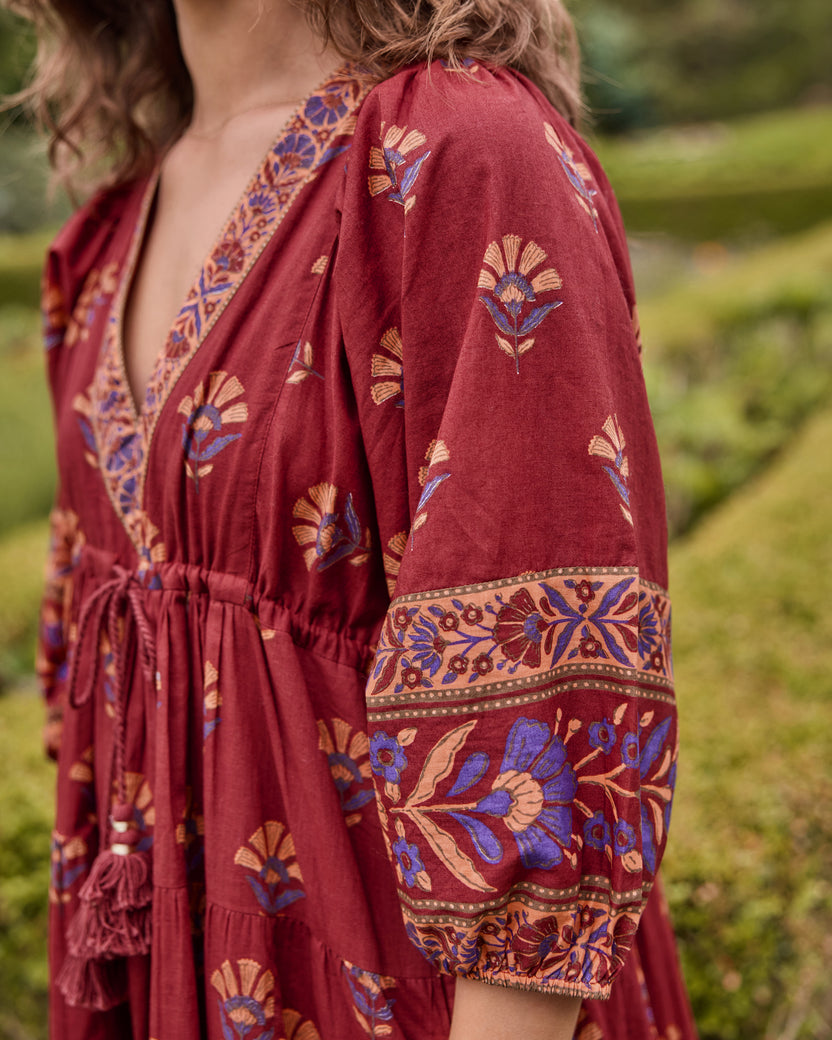 Canyon Wildflower - Gabby Dress - Red Rock