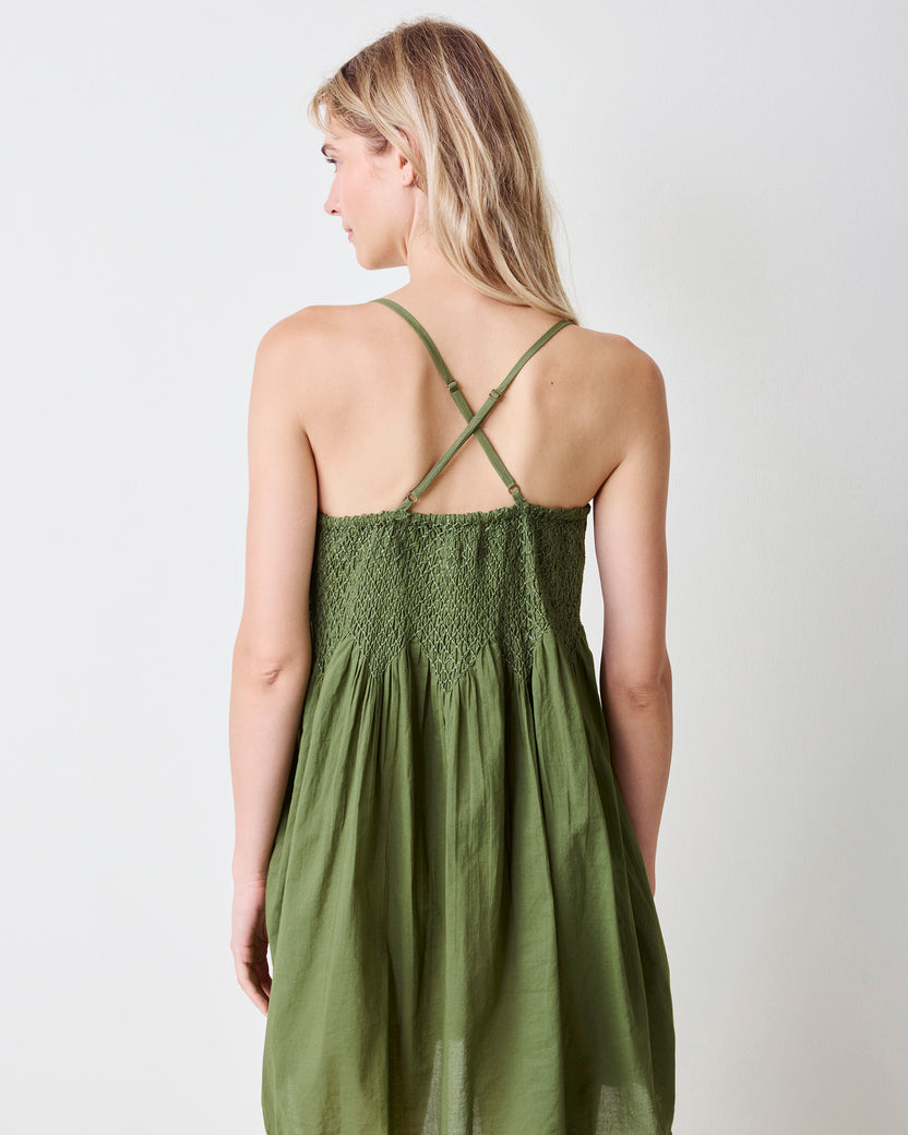 Chickens & Roosters - Tulsi Nightie - Olive