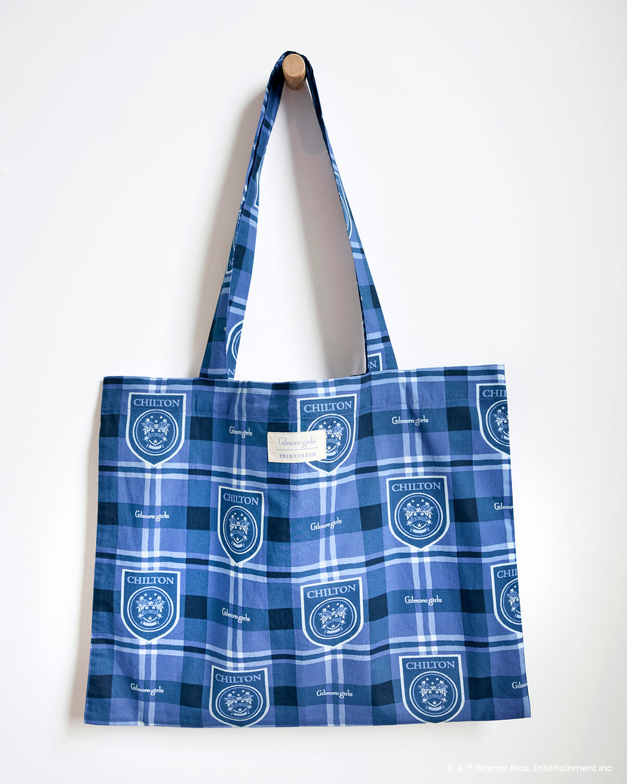 Chilton Plaid - Go To Tote - Rory Blue