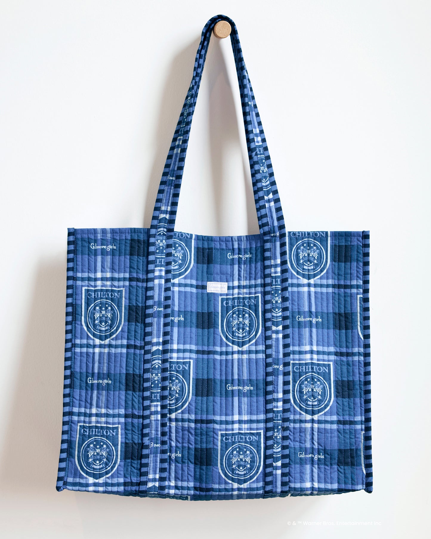 Chilton Plaid - Traveler Tote & Pouch Bundle - Rory Blue