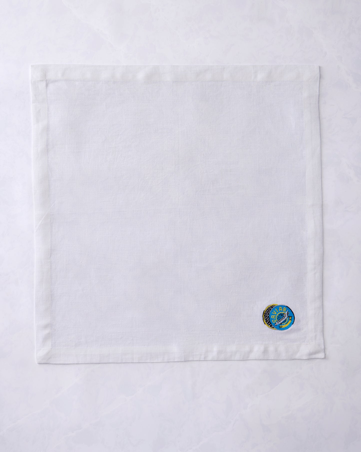 Champagne & Caviar - Oversized Linen Dinner Napkins Set of 4 - Cloud