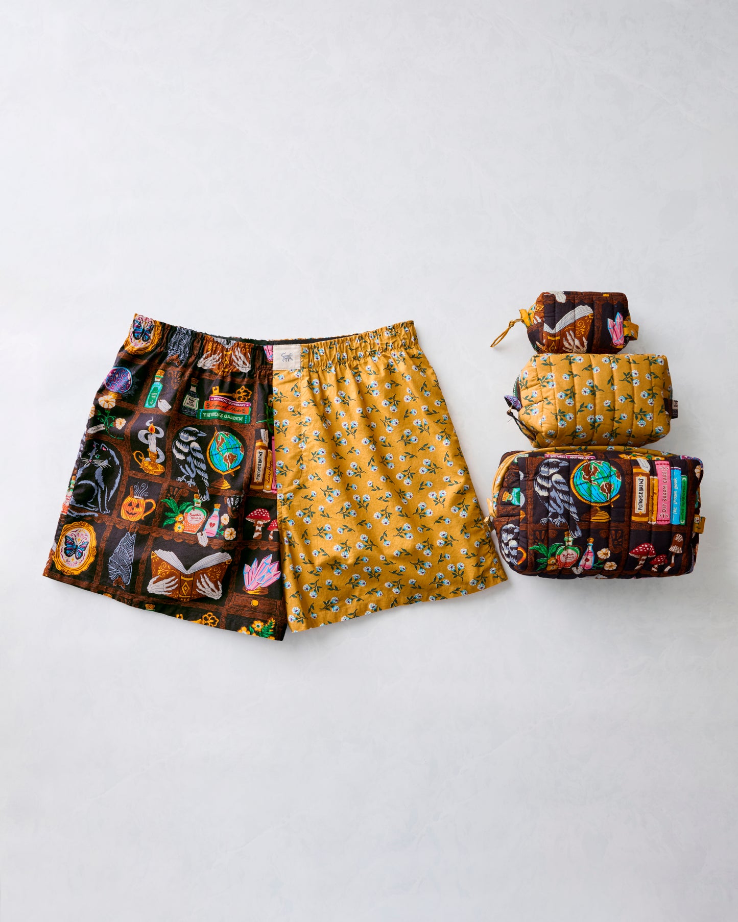 Enchanted Study - Boyfriend Boxers & Pouches Bundle - Obsidian