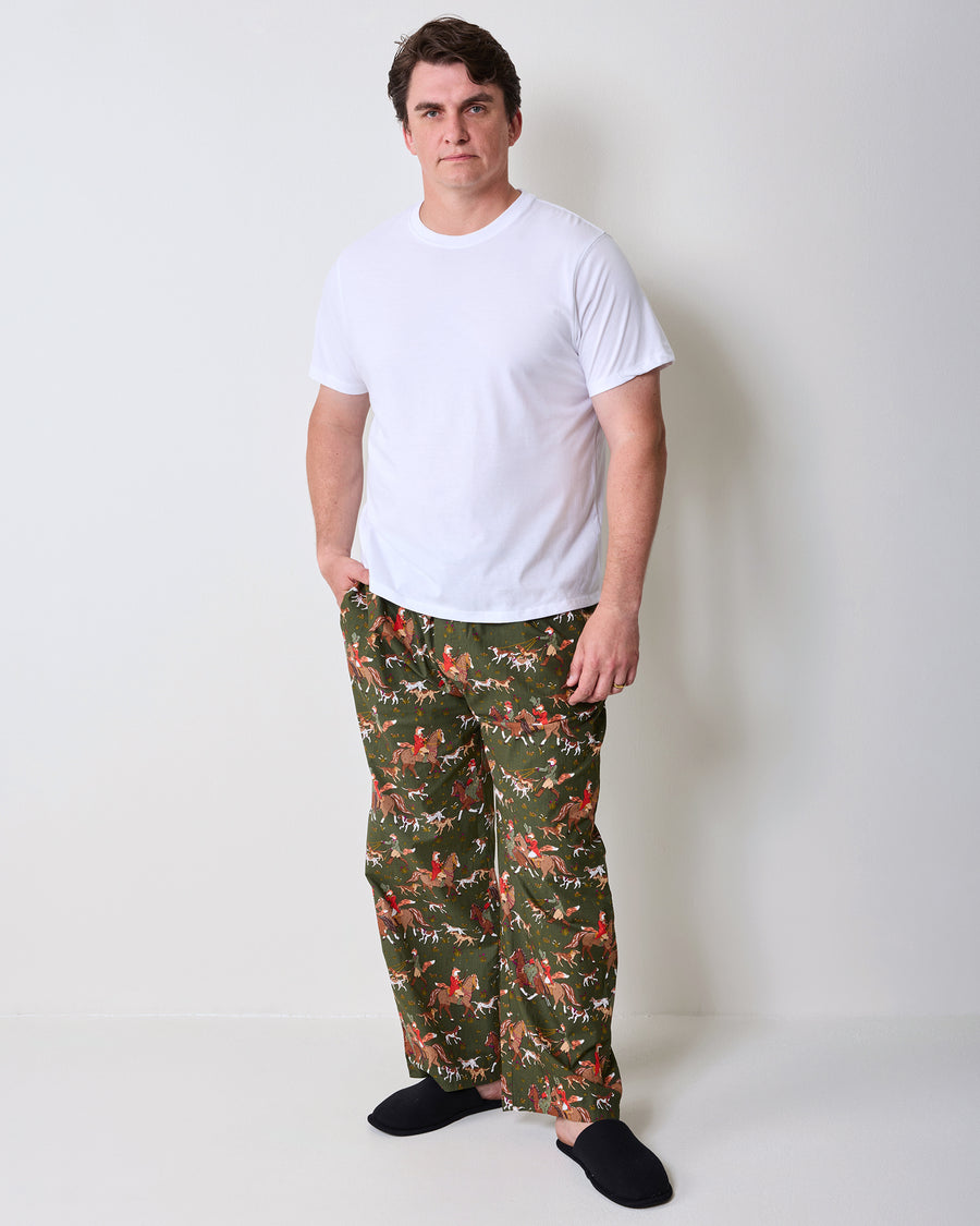 Fox & Hounds - Men’s Long PJ Pants - Pine Grove