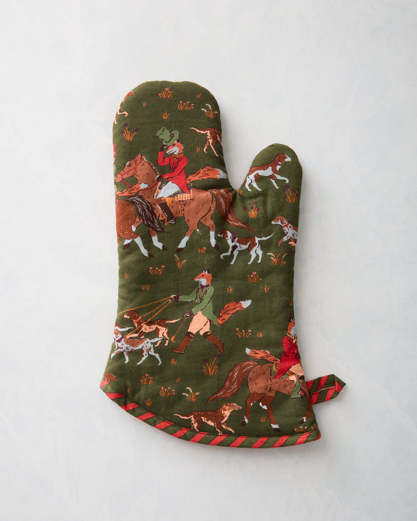 Fox Hunting - Oven Mitt - Pine Grove