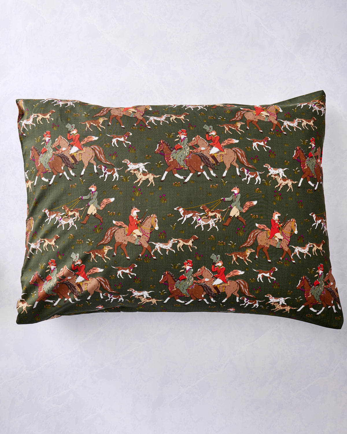 Fox Hunting - Pillowcases Set of 2 - Pine Grove