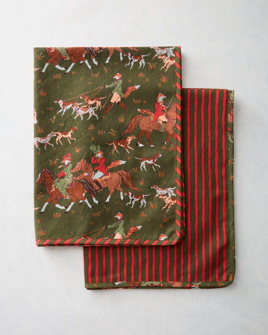 Fox & Hounds - Set of 2 Tea Towels - Pine Grove