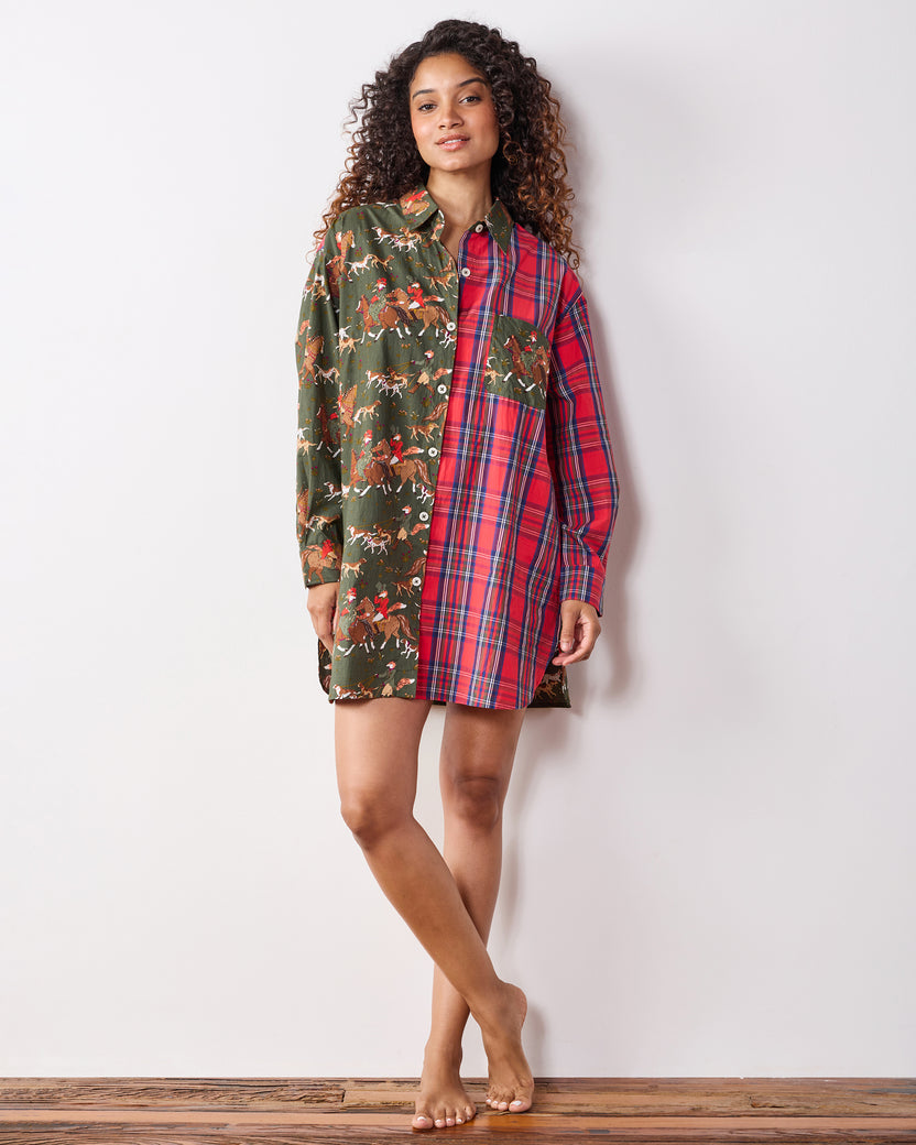 Fox Hunting - Everyday Buttondown Shirt - Pine Grove