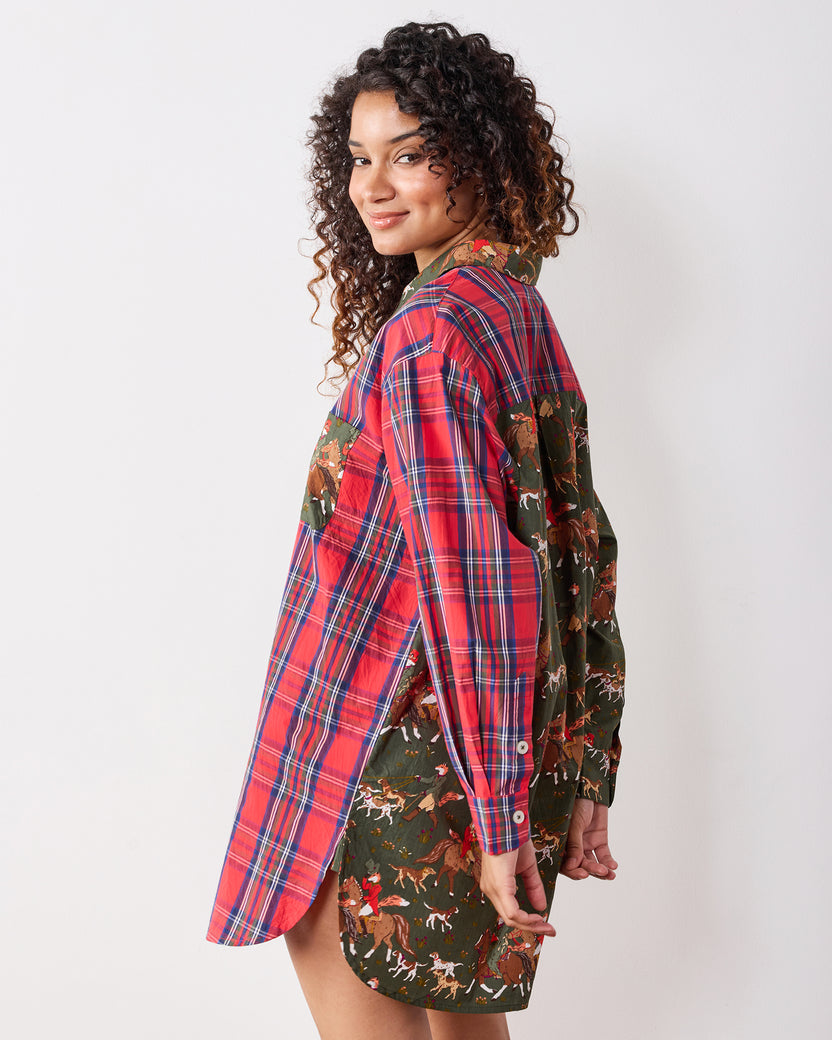 Fox Hunting - Everyday Buttondown Shirt - Pine Grove