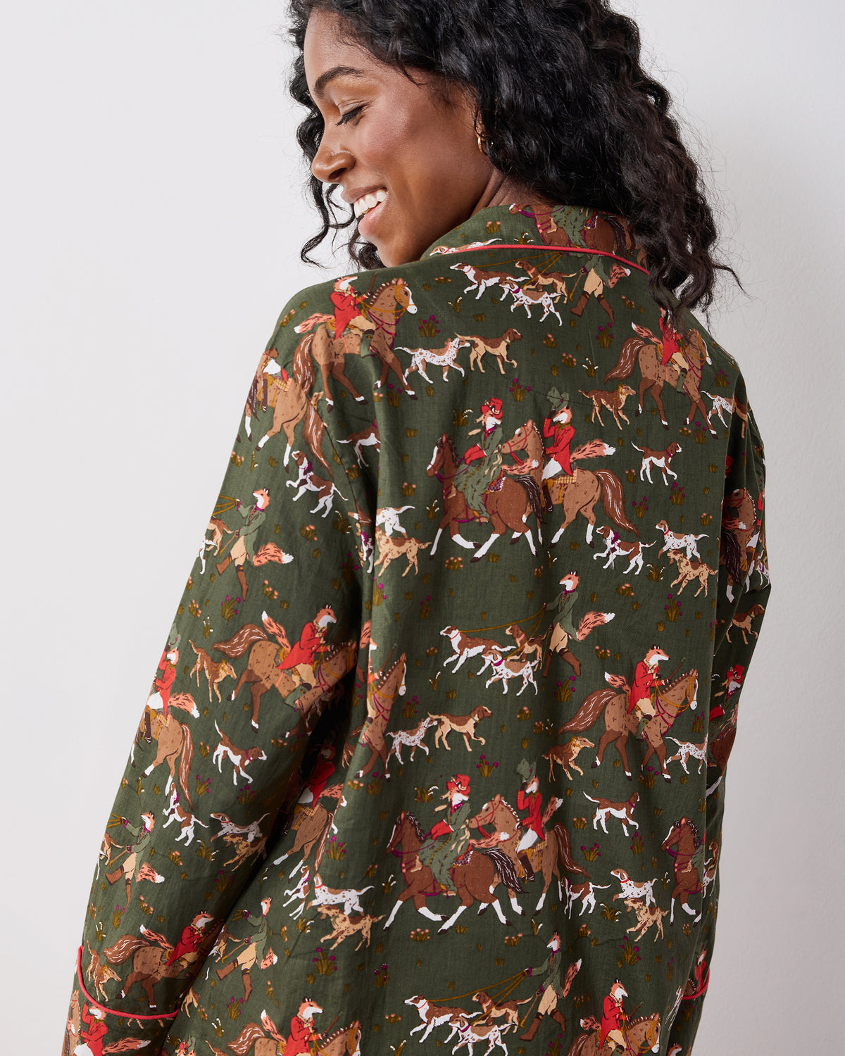 Fox Hunting - Tall Long PJ Set - Pine Grove