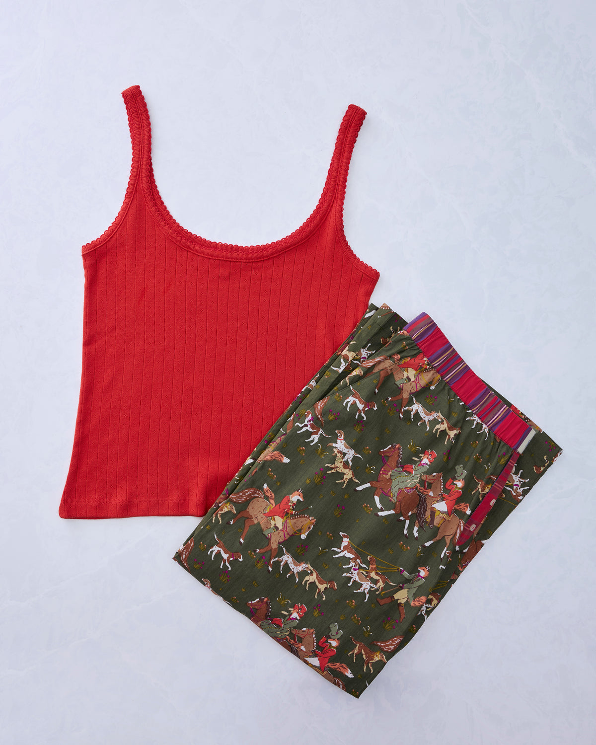 Fox & Hounds - Nola PJ Pants & Esme Tank Bundle - Pine Grove