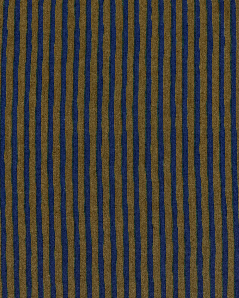 Homestead Stripes - Bryce Dress - Olive and Indigo