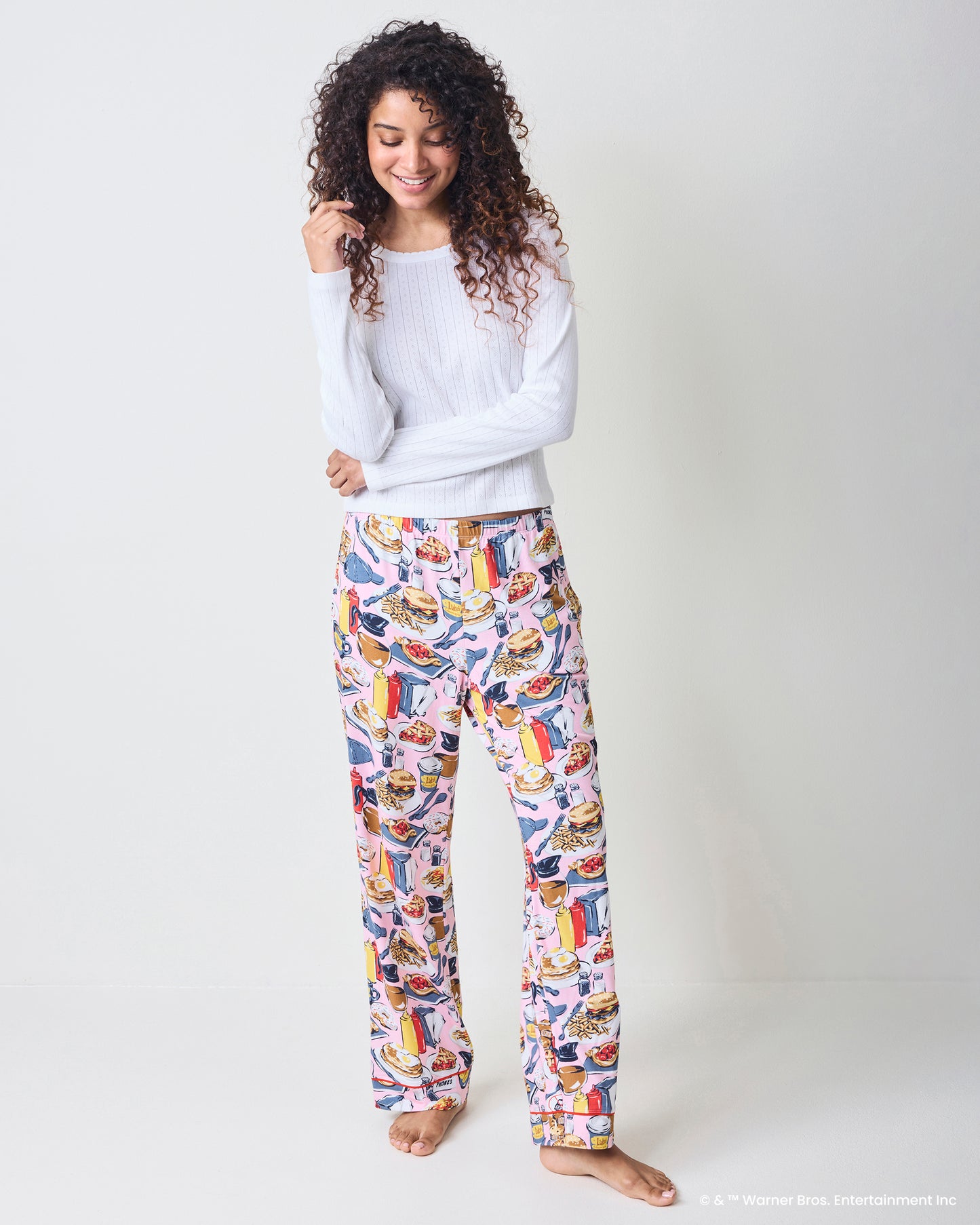Luke’s Diner - Organic Pima Modal Knit PJ Pant - Lorelei Pink