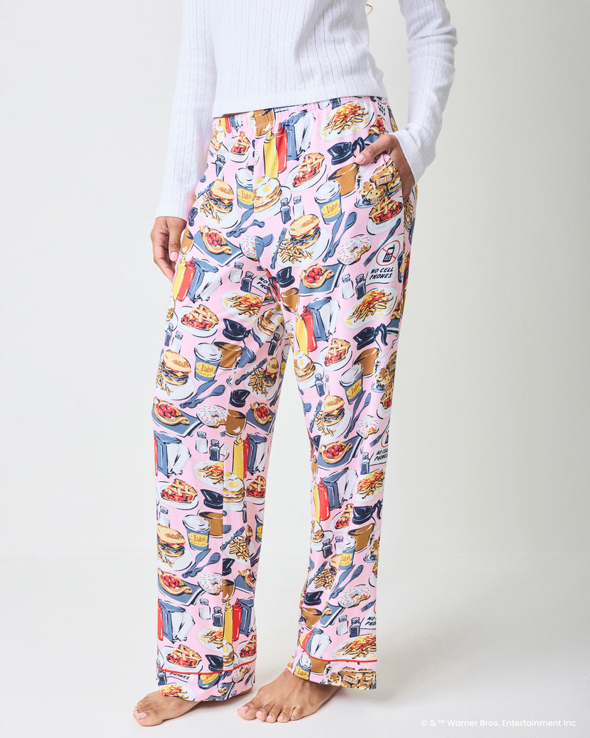 Luke’s Diner - Organic Pima Modal Knit PJ Pant - Lorelei Pink