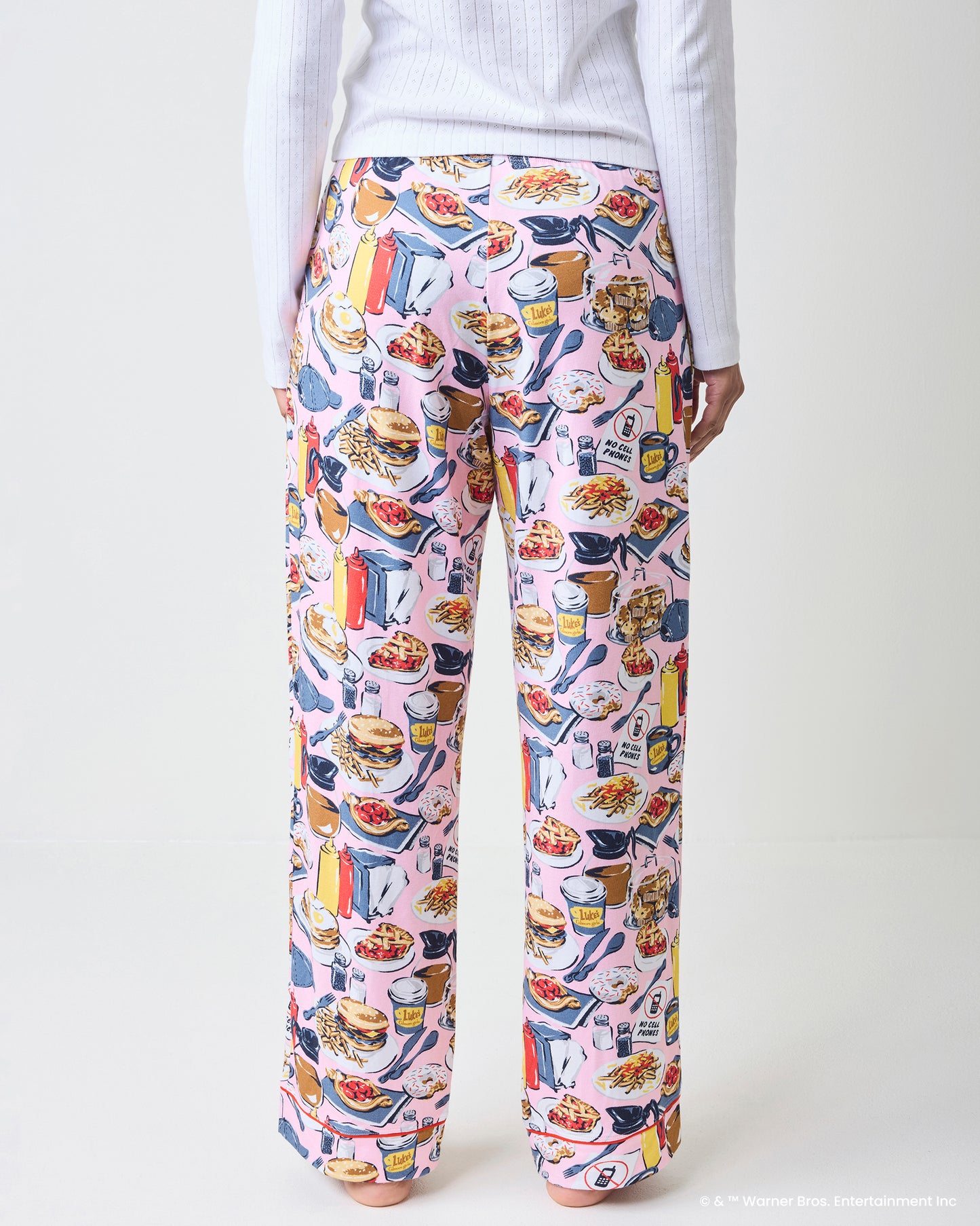 Luke’s Diner - Organic Pima Modal Knit PJ Pant - Lorelei Pink