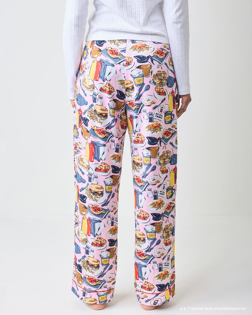 Luke’s Diner - Organic Pima Modal Knit PJ Pant - Lorelei Pink