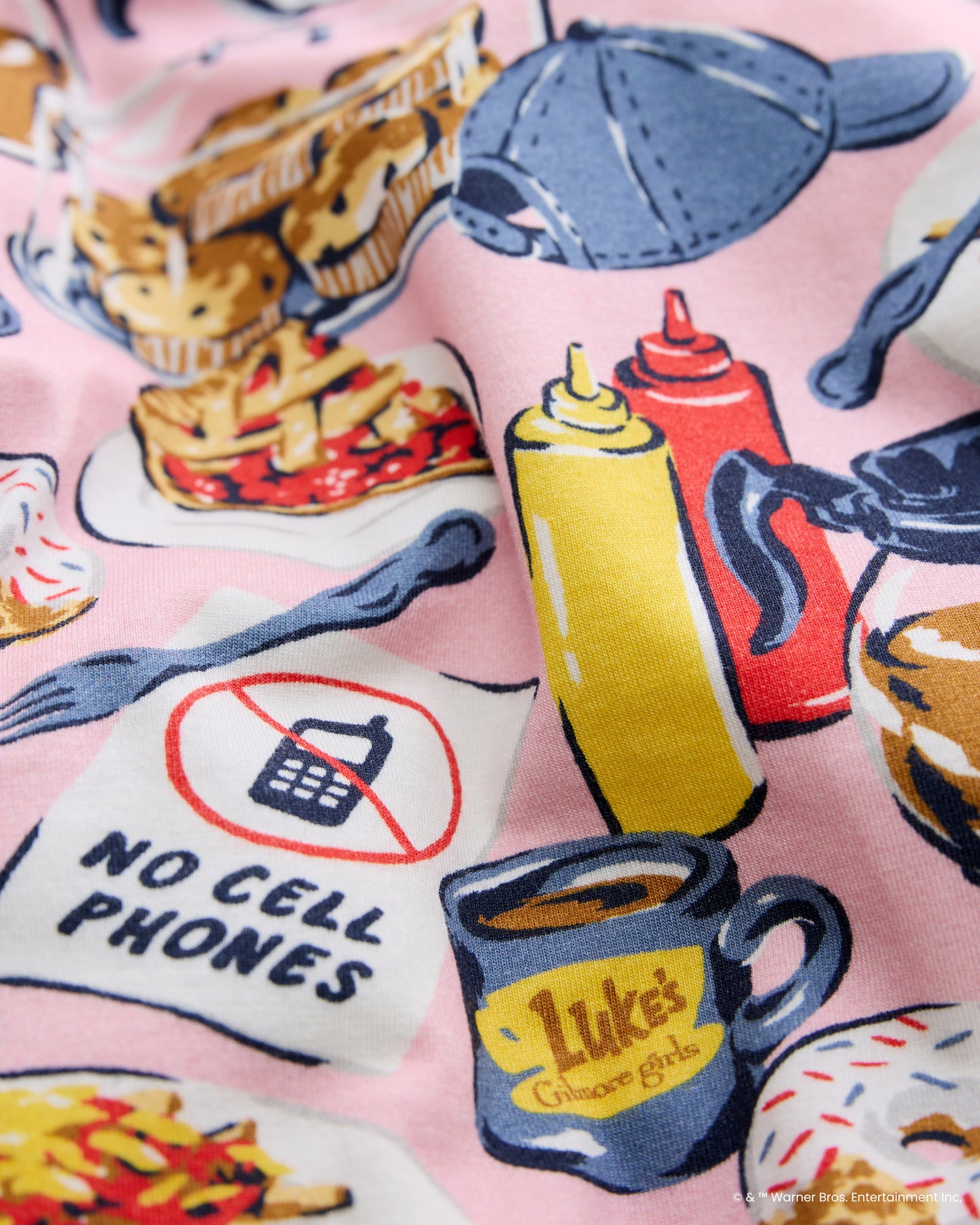 Luke’s Diner - Organic Pima Modal Knit PJ Pant - Lorelei Pink
