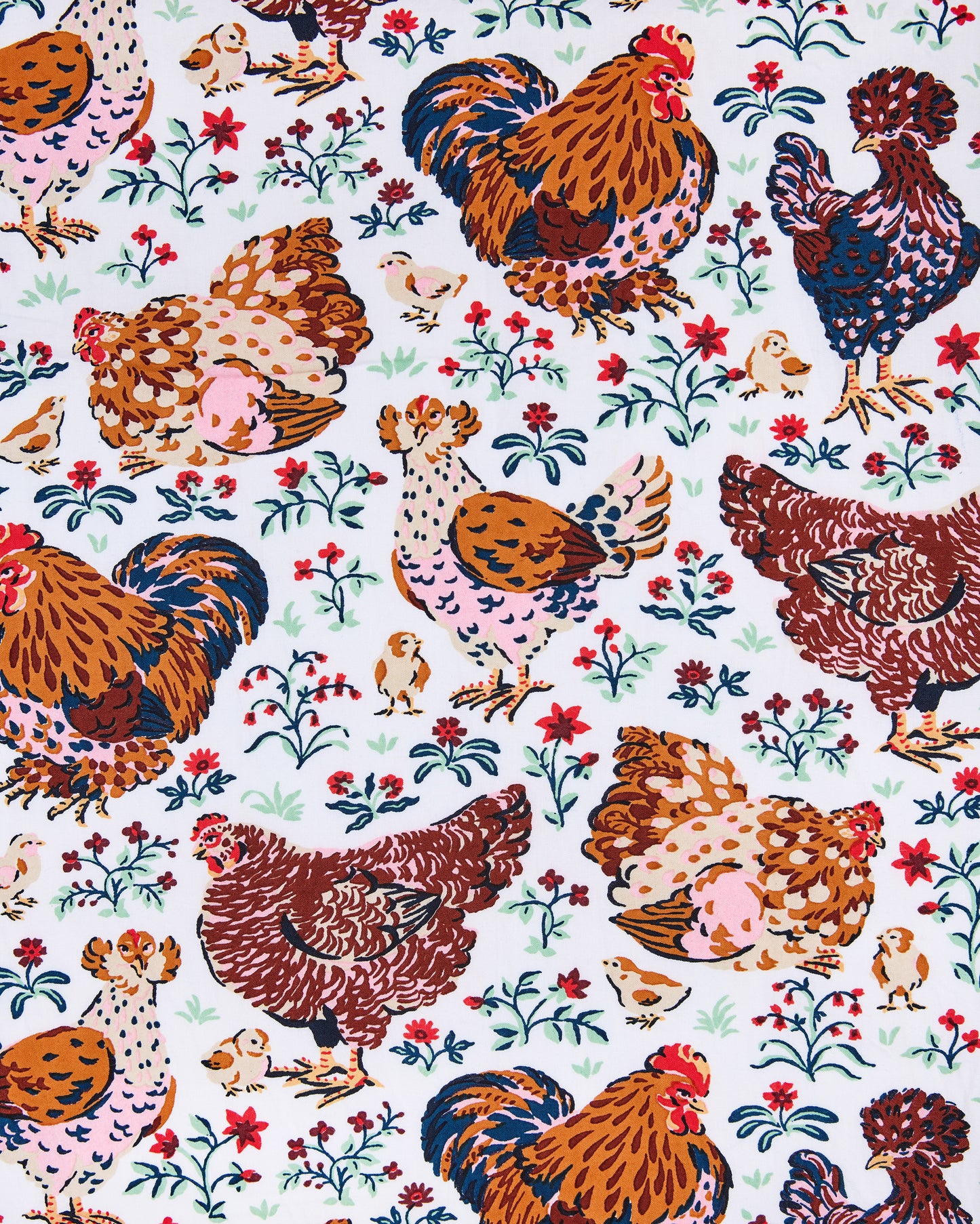 Must Love Chickens - Long PJ Set - Cloud